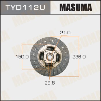 Диск сцепления Masuma                TYD112U