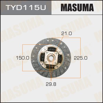 Диск сцепления - Masuma TYD115U