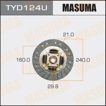 Диск сцепления - Masuma TYD124U