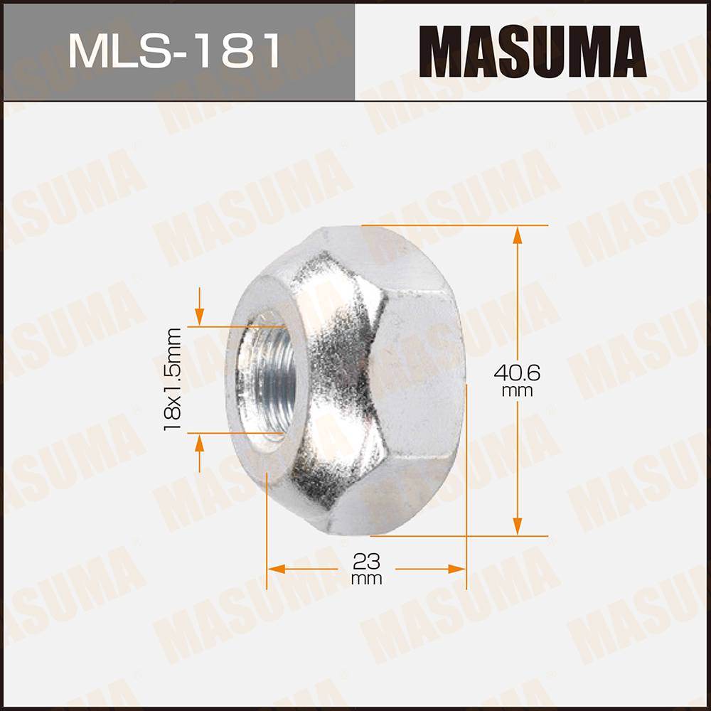 Гайка колесная - Masuma MLS-181