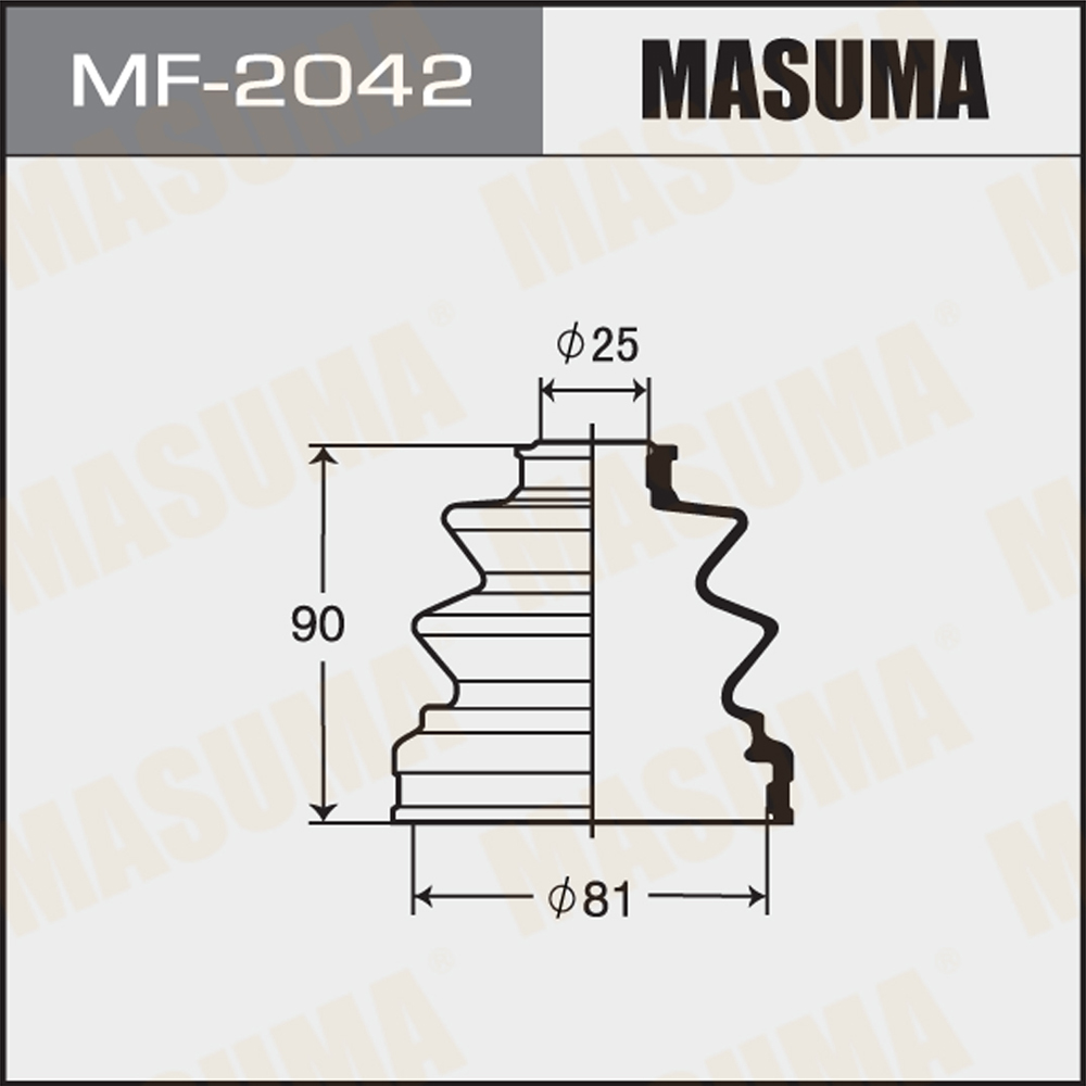 Пыльник ШРУСа - Masuma MF-2042