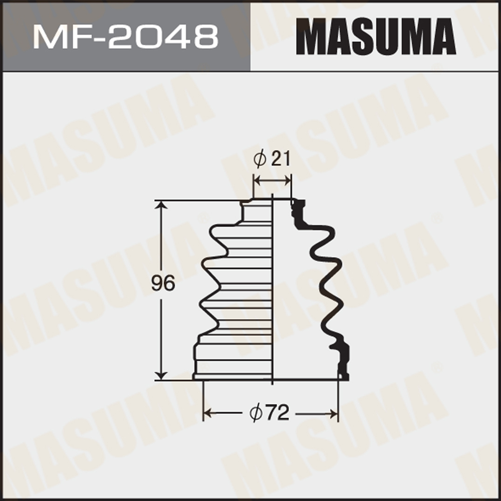 Пыльник ШРУСа - Masuma MF-2048