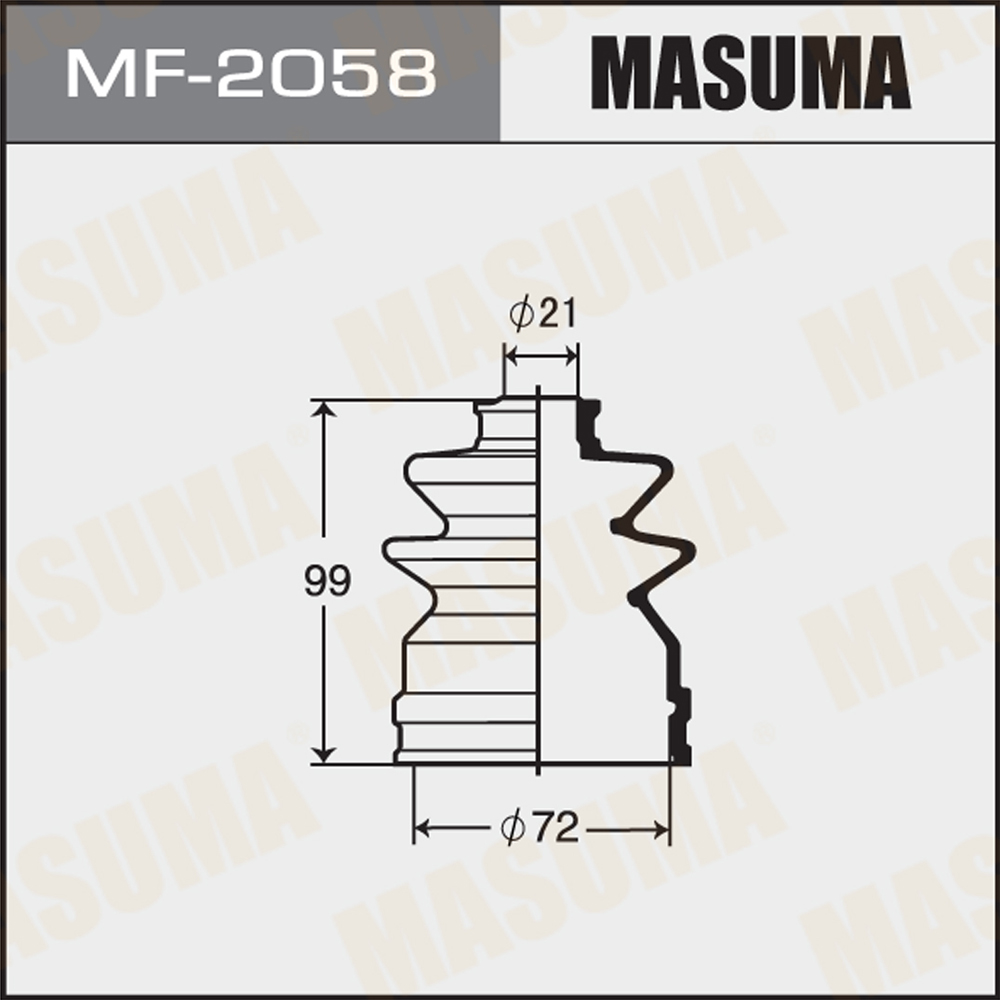 Пыльник ШРУСа - Masuma MF-2058