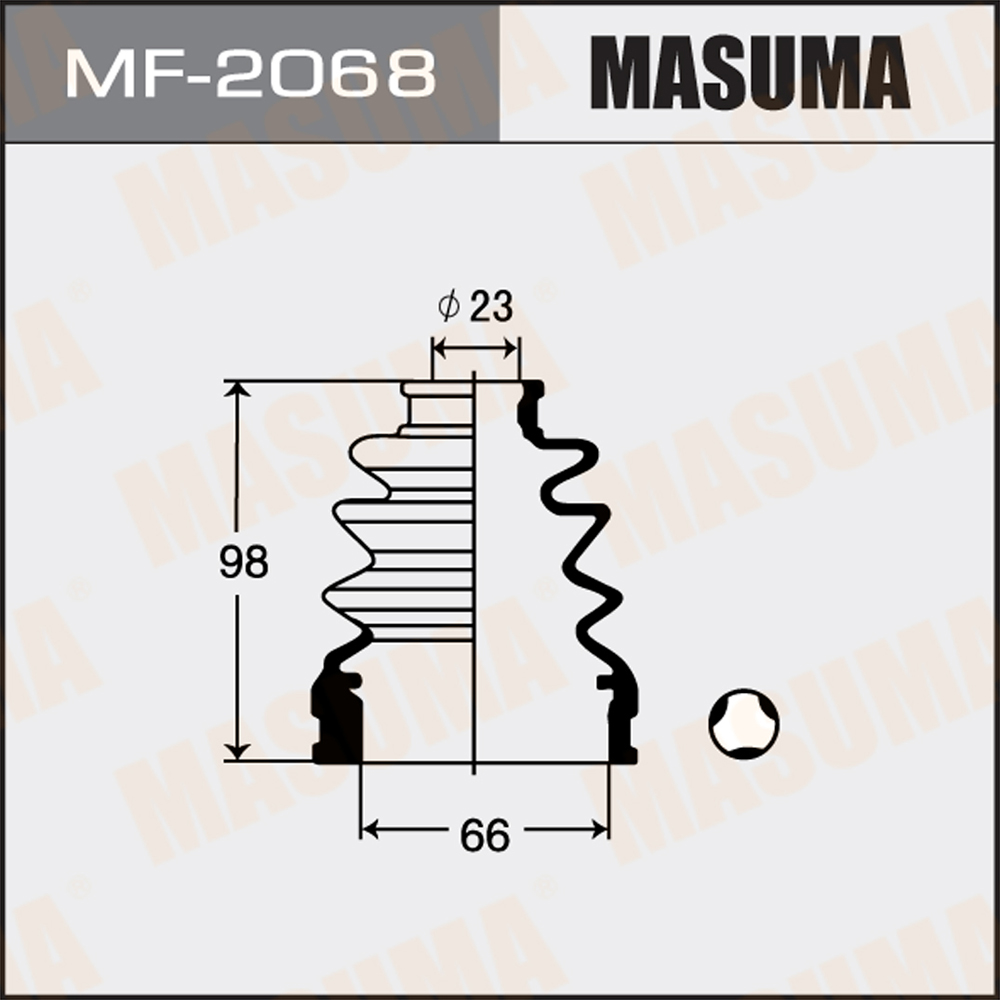 Пыльник ШРУСа - Masuma MF-2068