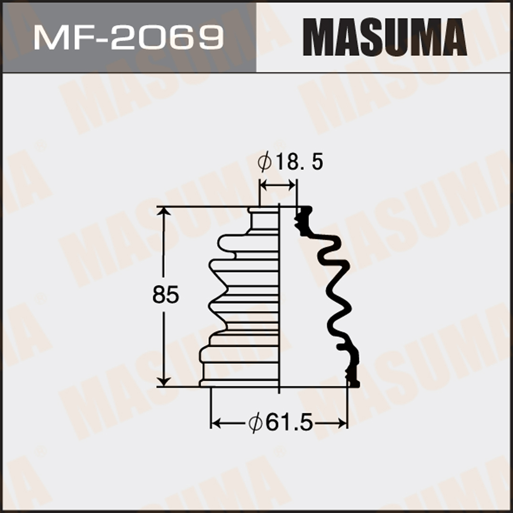 Пыльник ШРУСа - Masuma MF-2069