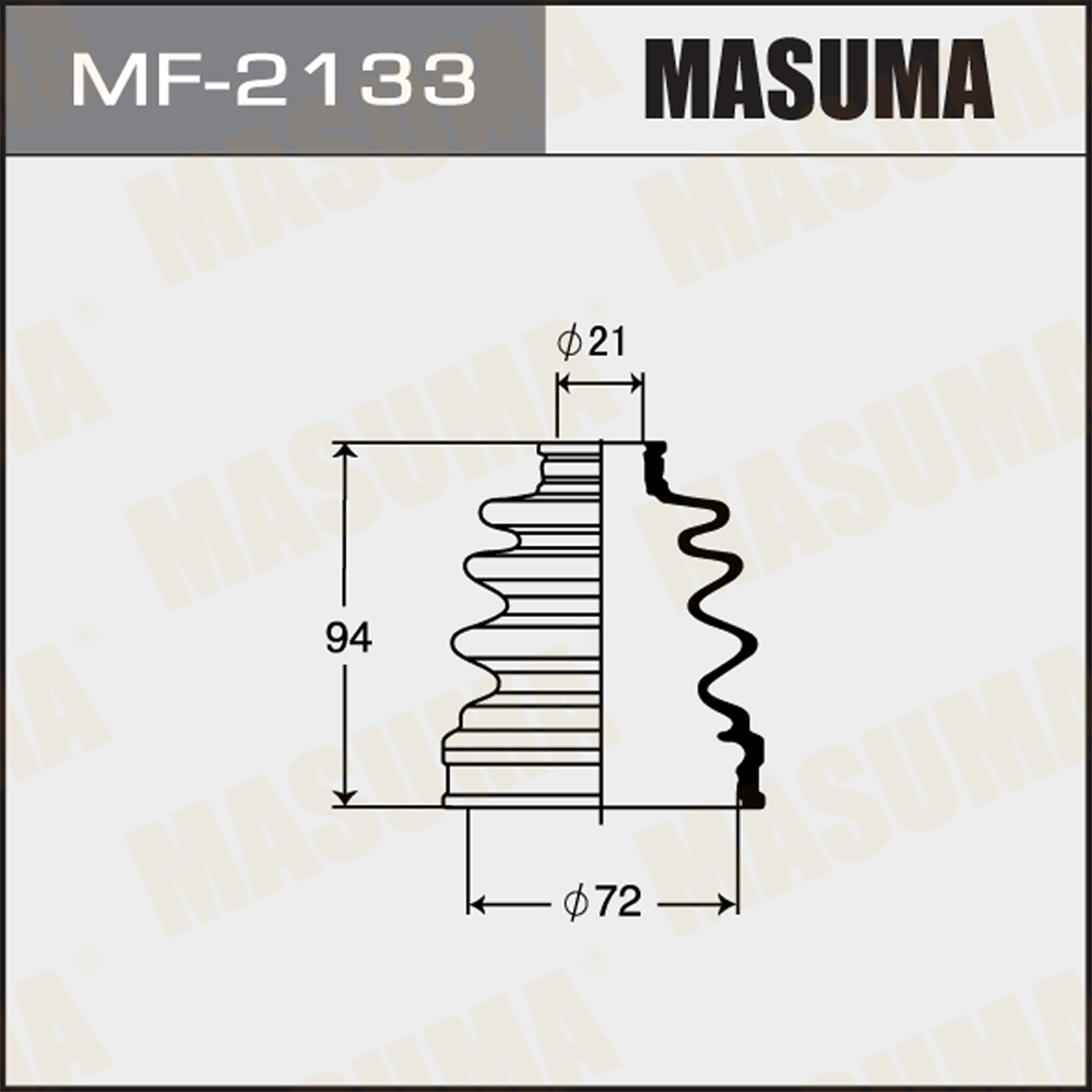 Пыльник ШРУСа - Masuma MF-2133