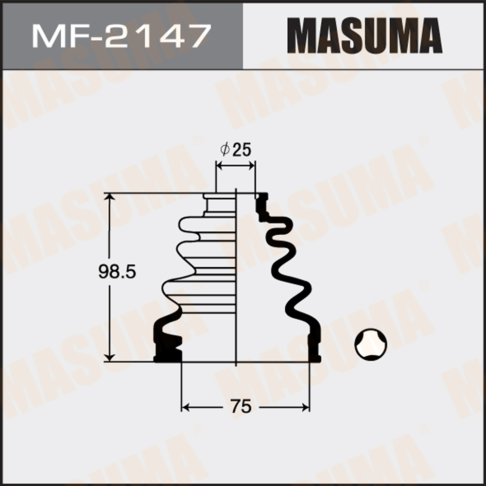 Пыльник ШРУСа - Masuma MF-2147