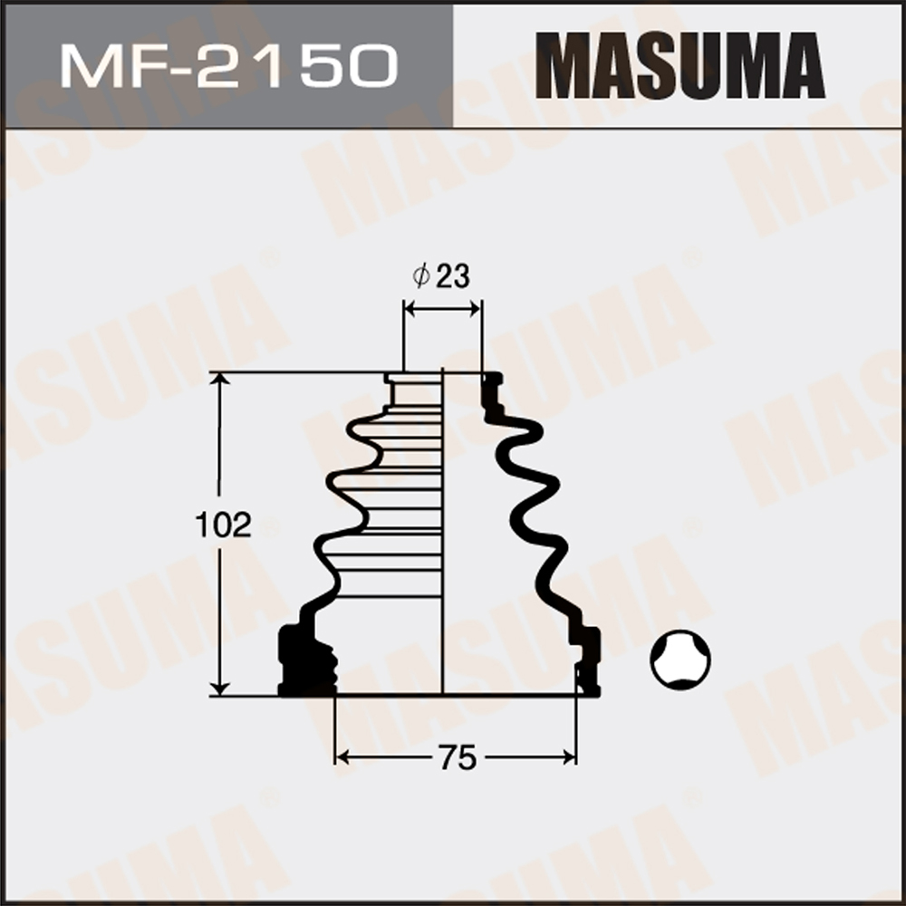 Пыльник ШРУСа - Masuma MF-2150