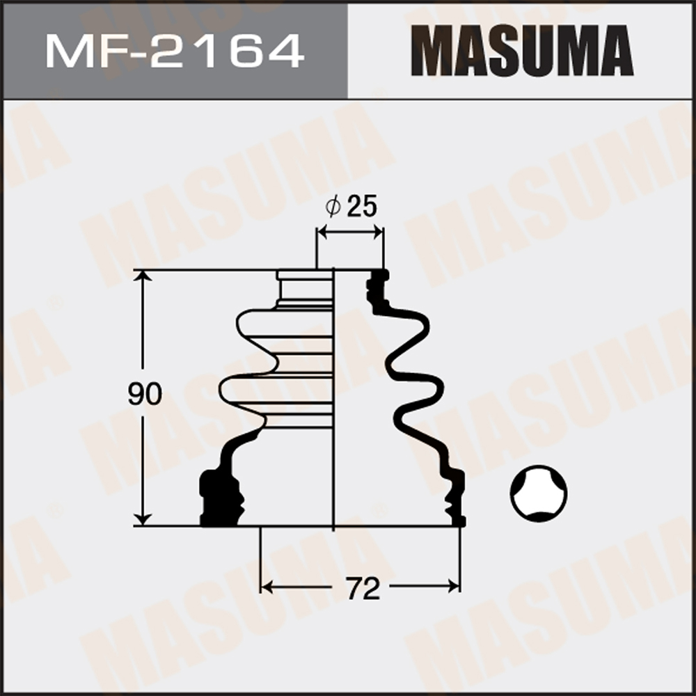 Пыльник ШРУСа - Masuma MF-2164