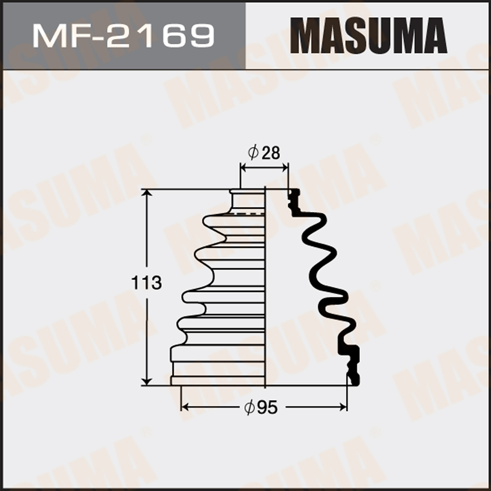 Пыльник ШРУСа - Masuma MF-2169