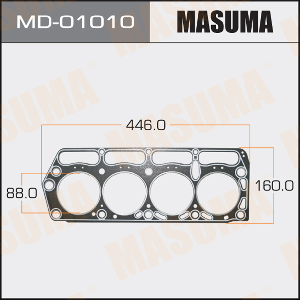 Прокладка головки блока цилиндров - Masuma MD-01010