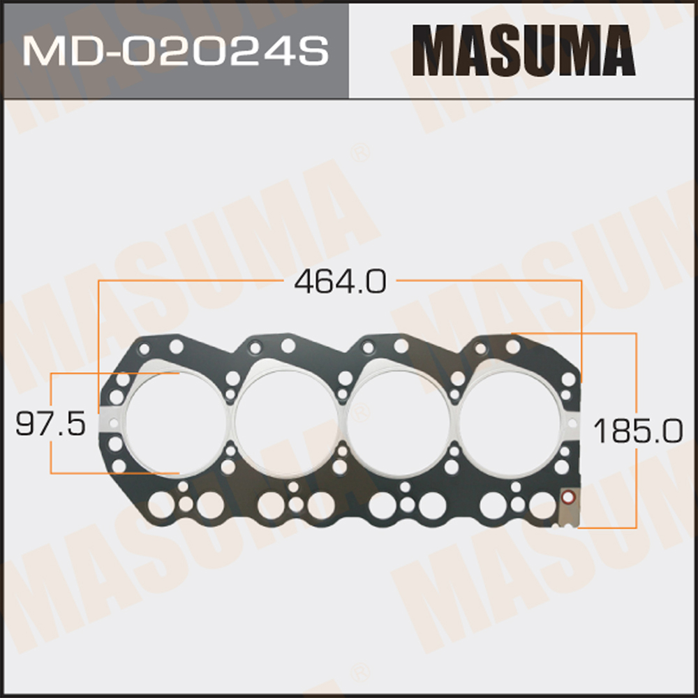 Прокладка головки блока цилиндров Masuma                MD-02024S
