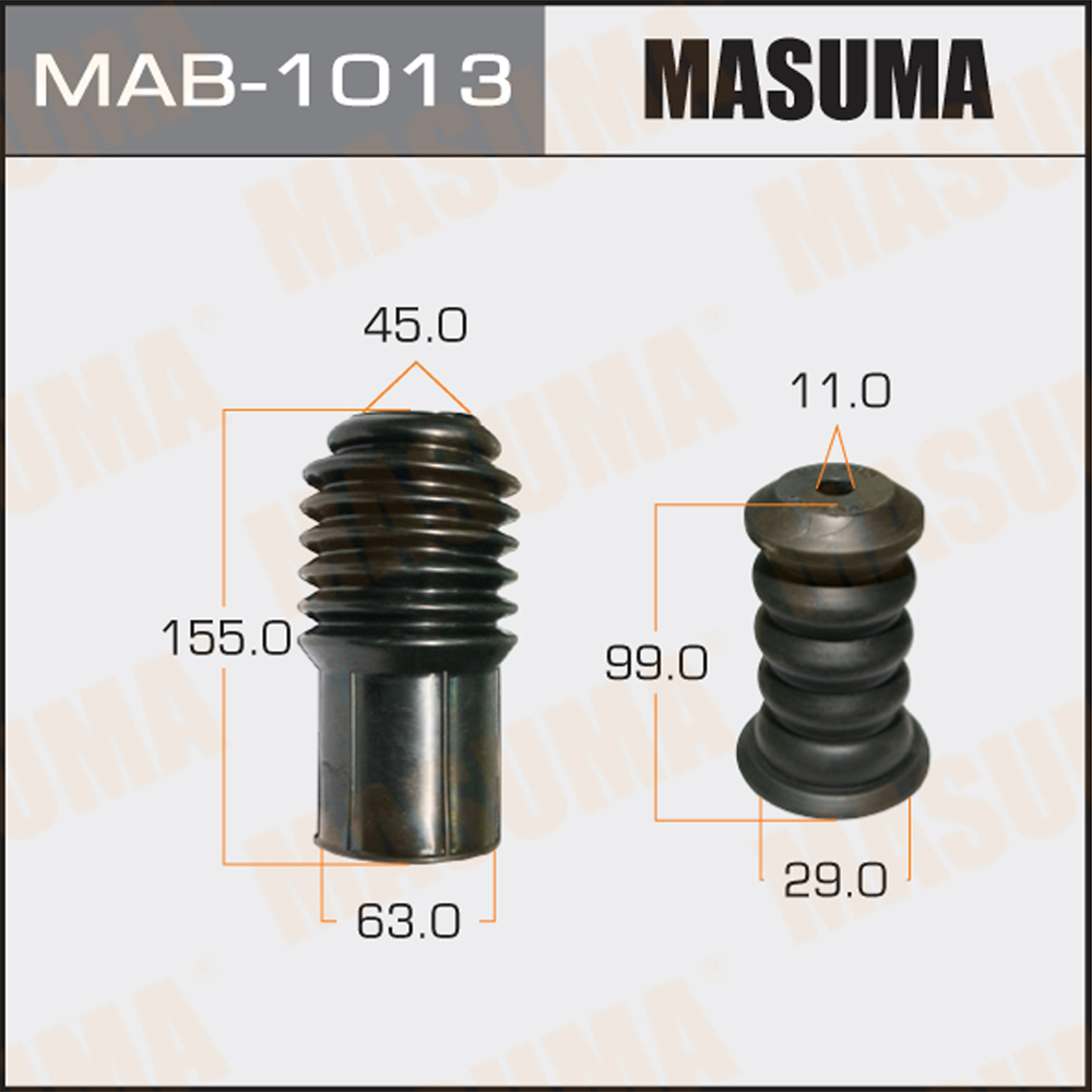 Пыльник-отбойник амортизатора - Masuma MAB-1013