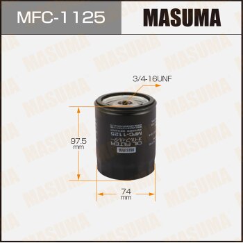 Фильтр масляный - Masuma MFC-1125