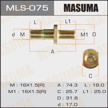 Шпилька для грузовика - Masuma MLS-075
