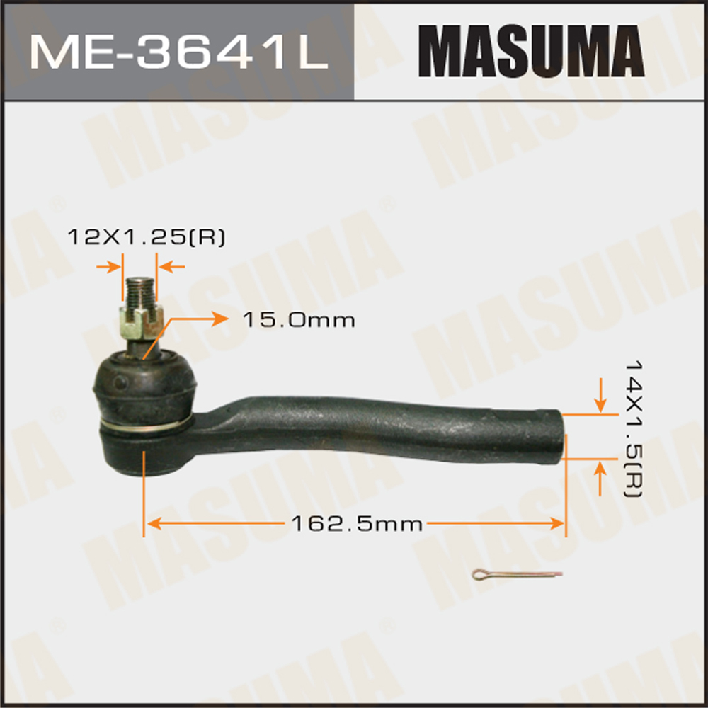 Наконечник рулевой тяги левый - Masuma ME3641L