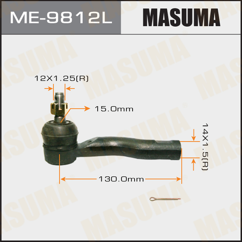 Наконечник рулевой тяги - Masuma ME-9812L