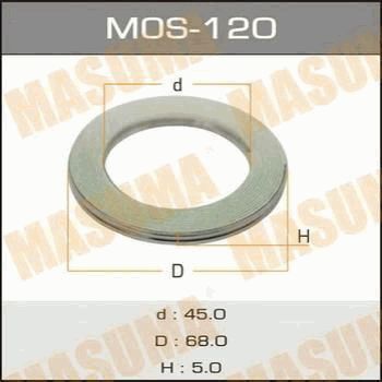 Монтажное уплотнительное кольцо выхлопной системы 45x68 (уп. 20шт) - Masuma MOS-120