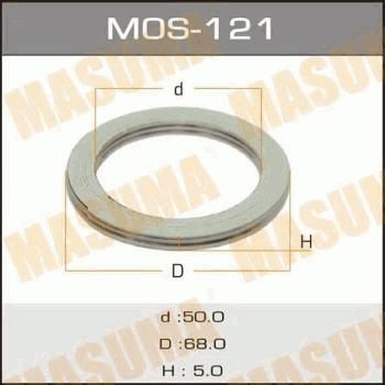 Монтажное уплотнительное кольцо выхлопной системы 50x68 (уп. 20шт) - Masuma MOS-121