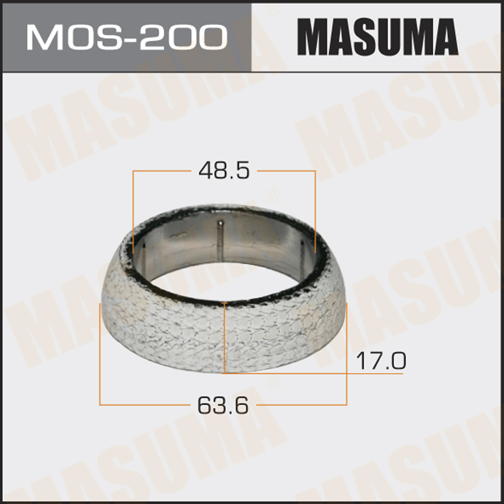 Монтажное уплотнительное кольцо выхлопной системы - Masuma MOS-200