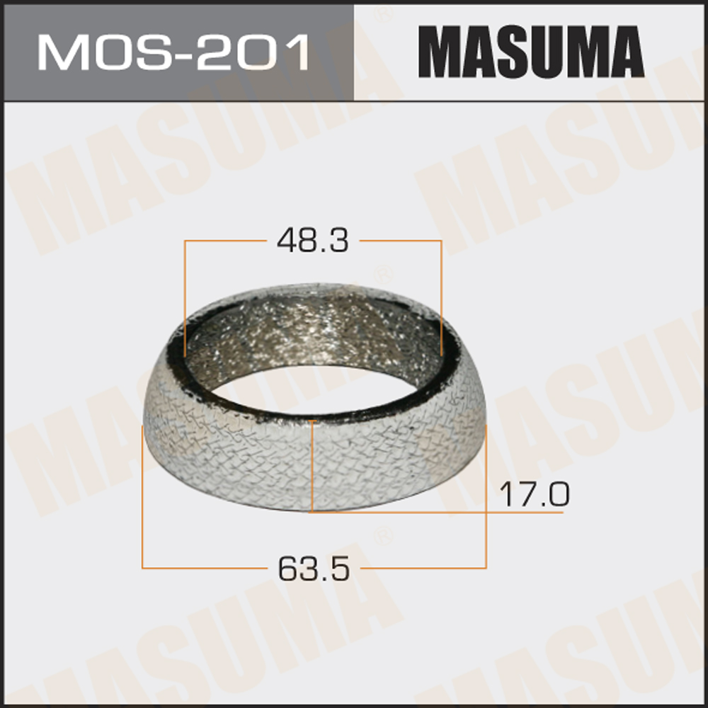 Монтажное уплотнительное кольцо выхлопной системы - Masuma MOS-201