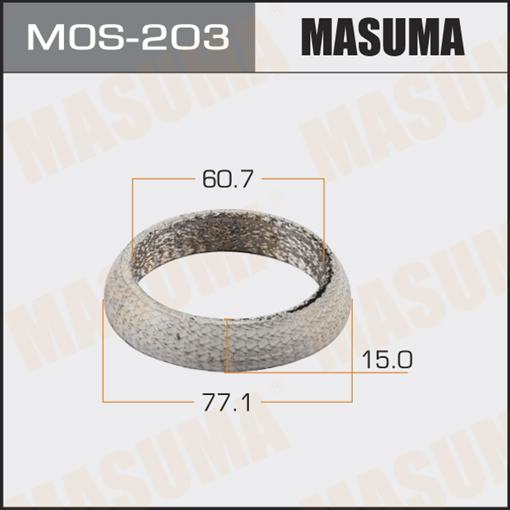 Кольцо уплотнительное выхлопной системы - Masuma MOS-203