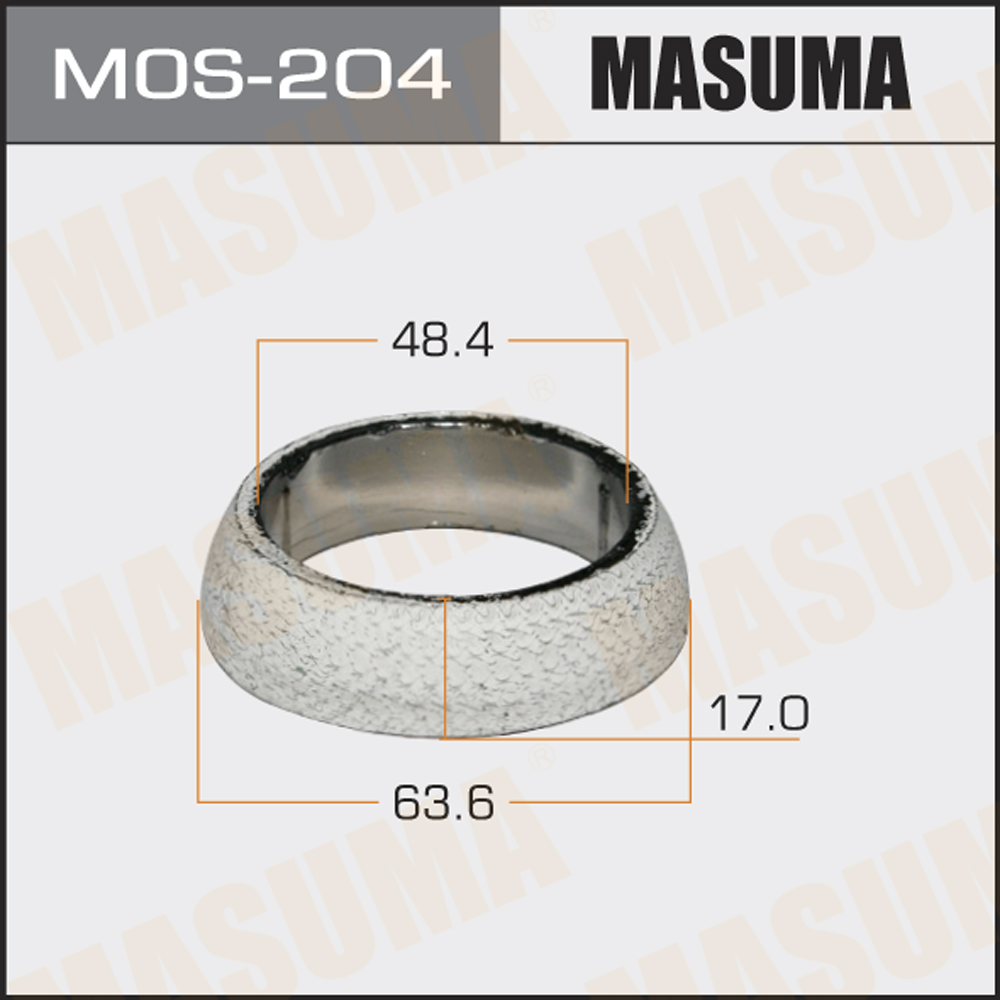 Монтажное уплотнительное кольцо выхлопной системы - Masuma MOS-204