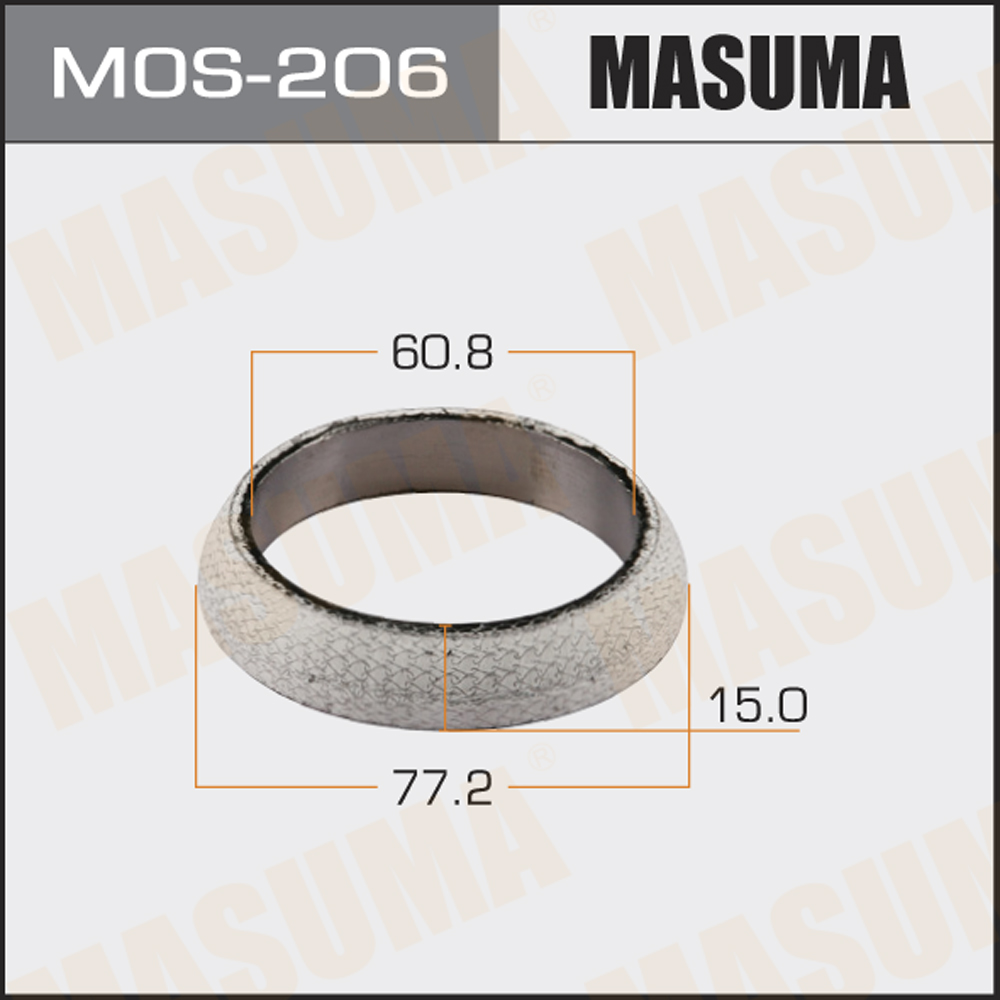 Монтажное уплотнительное кольцо выхлопной системы - Masuma MOS-206