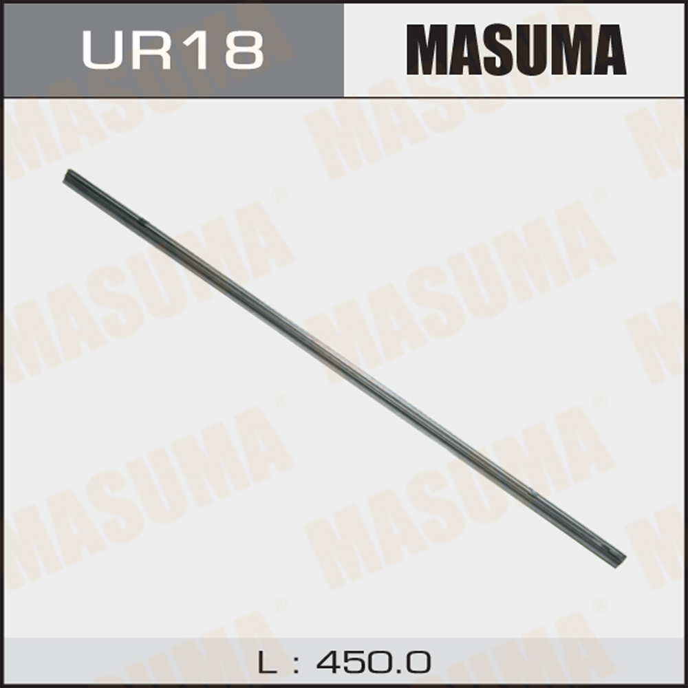 Лента щетки стеклоочистителя (450мм) х 6мм - Masuma UR-18