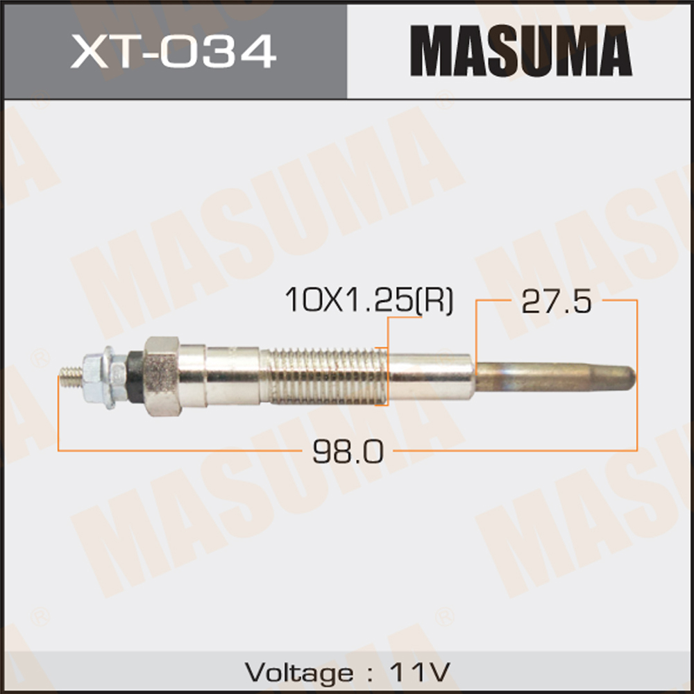 Свеча накаливания - Masuma XT-034