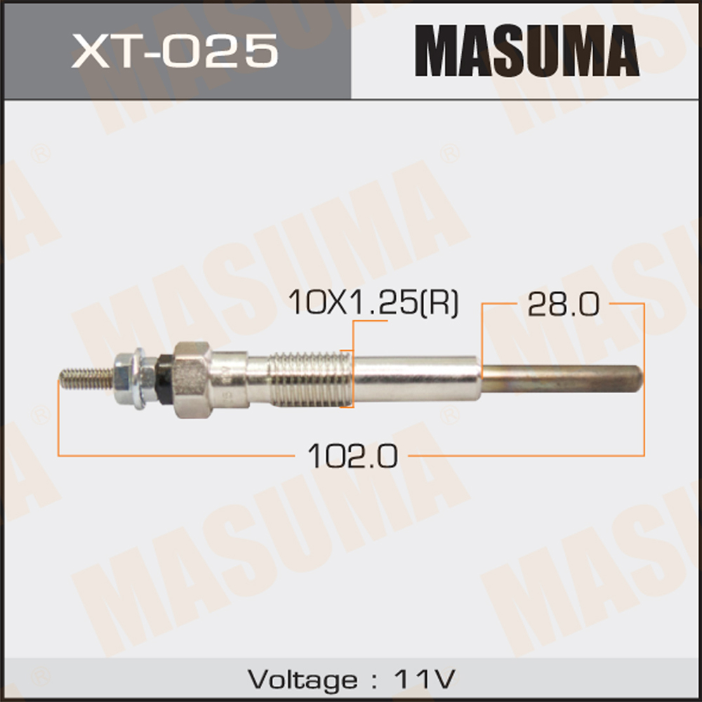 Свеча накаливания - Masuma XT-025