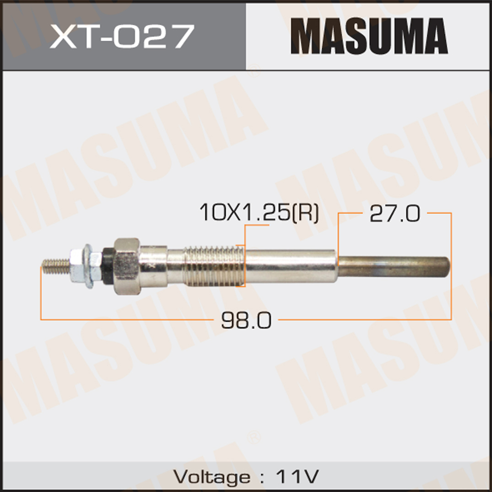 Свеча накаливания - Masuma XT-027