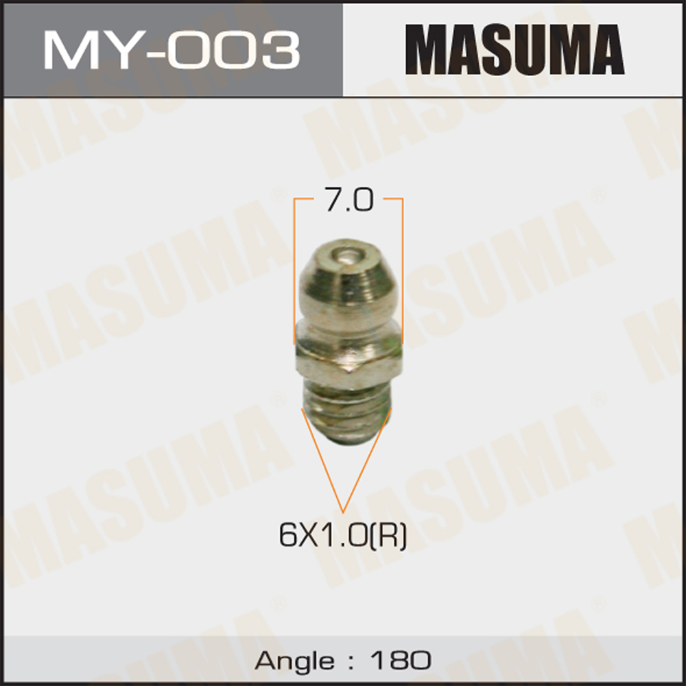 Тавотница M6x1x180 - Masuma MY-003