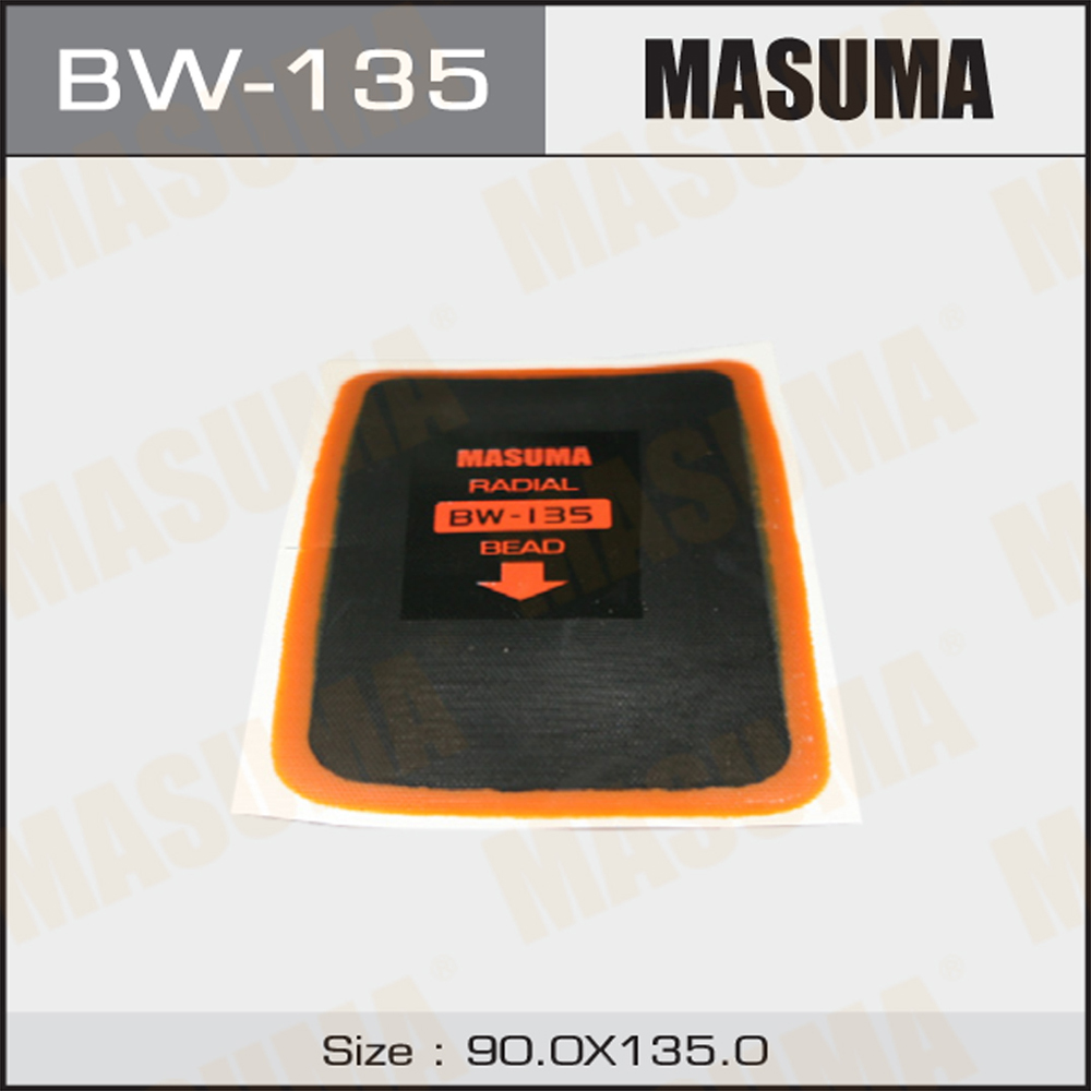 Заплатки боковых порезов 90х135мм - Masuma BW-135