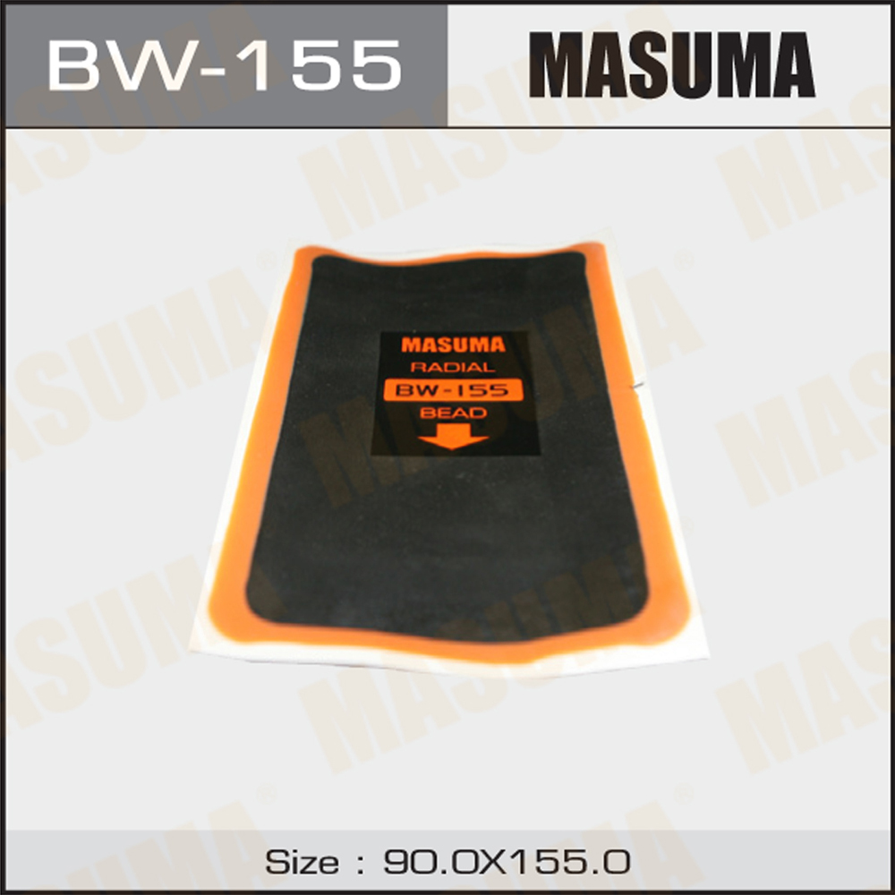 Заплатки боковых порезов 90х155мм - Masuma BW-155