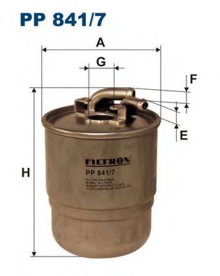 Фильтр топливный mercedes - FILTRON PP841/7