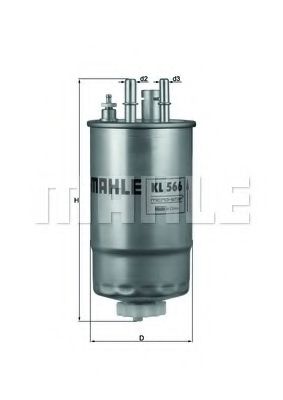 Фильтр топливный - Knecht KL 566