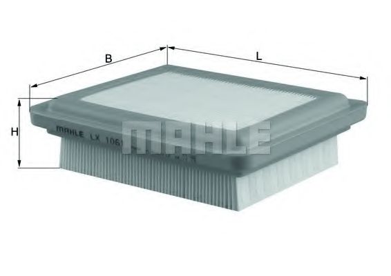Фильтр воздушный - Knecht LX 1061