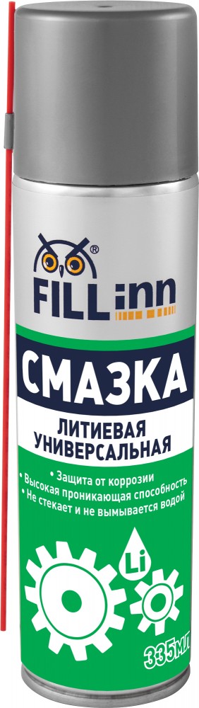 Смазка универсальная литиевая , 335 мл (аэрозоль) - FILL INN FL026