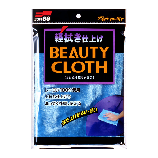 Ткань для полировки автомобиля - Wipe Cloth Blue - SOFT99 04012