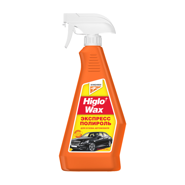 Полироль кузова Hiqlo Wax жидкий спрей 650 мл - Kangaroo 312664