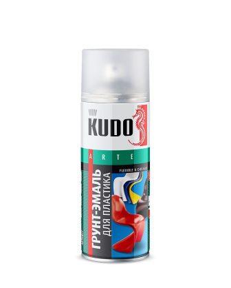 Грунт-эмаль для пластика Белая RAL 9003 520 мл - KUDO KU-6003