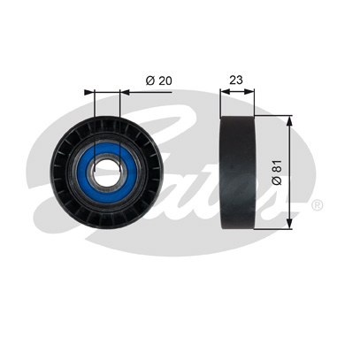 Ролик обводной приводного ремня - Gates T36208