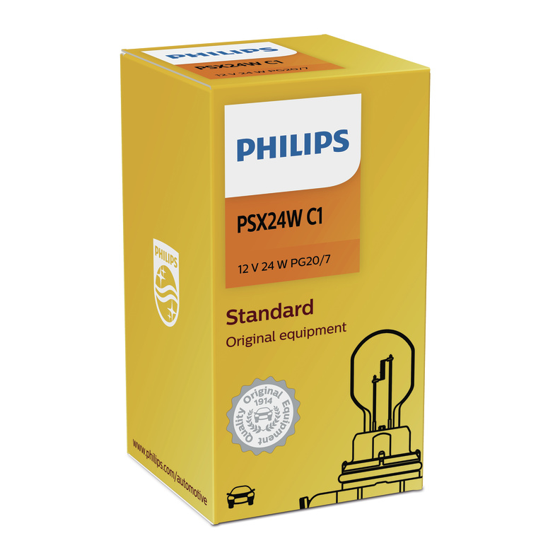 Лампа psx24w Vision 12V 24W pg20/7 C1 - Philips 12276C1
