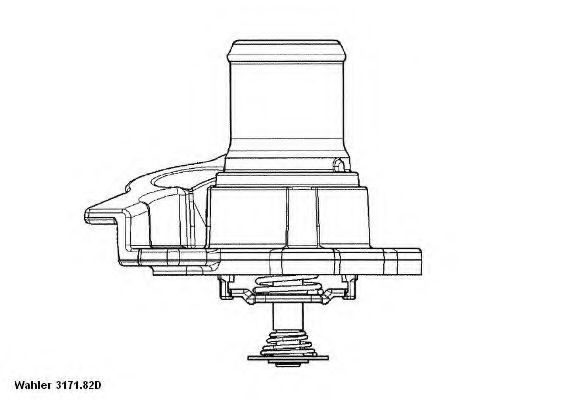 Термостат - Wahler 3171.82D