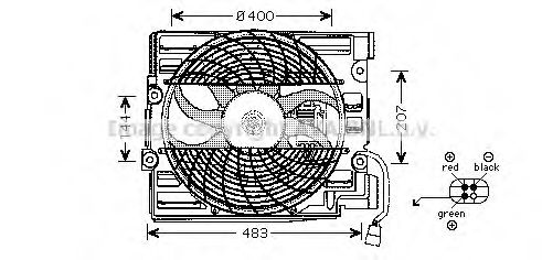 Вентилятор кондиционера - AVA BW7510