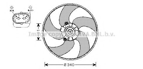 Вентилятор радиатора - AVA PE7522