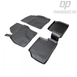 Ковры салонные для ford Focus, 2 008-2 011, II, Полиуретан - NORPLAST NPL-Po-22-16