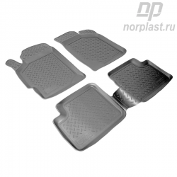 Комплект ковриков Kia Spectra 06 (Po) - NORPLAST NPL-Po-43-44