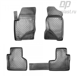 Комплект ковриков Chevrolet Niva 09 (Po) - NORPLAST NPL-Po-12-51